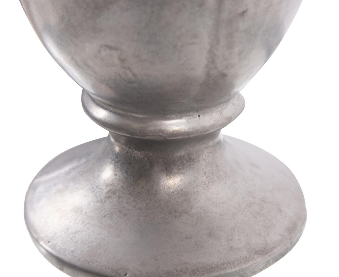 Howard Elliott Collection Country Silver Ceramic Vase