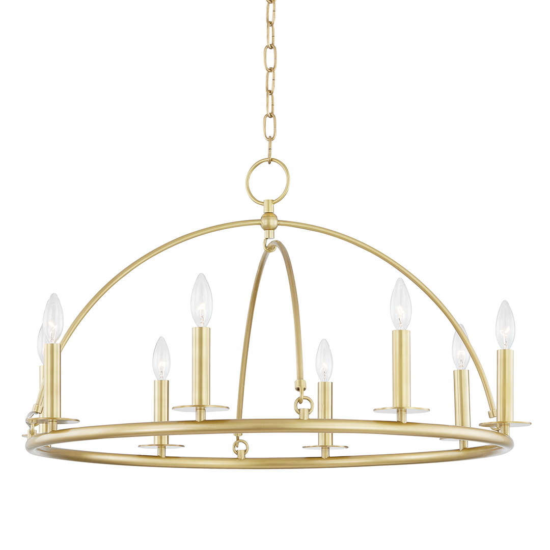 Hudson Valley Lighting Howell Chandelier Chandeliers Hudson Valley Lighting Aged Brass  