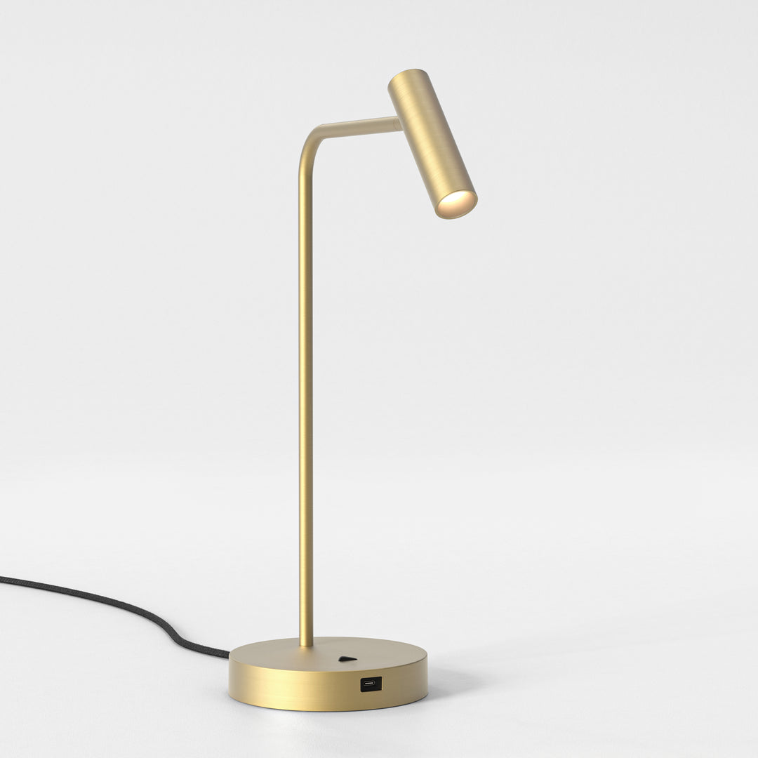 Astro Lighting Enna Desk USB C - Matt Gold