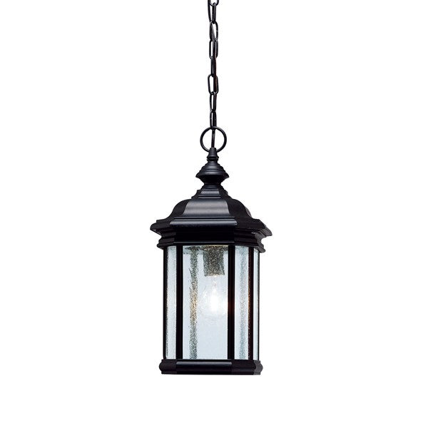 Kichler Kirkwood  Outdoor Hanging Pendant Outdoor Hanging Lights Kichler Black 8.5x18 