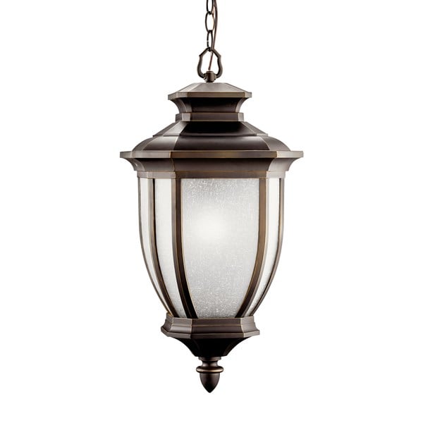 Kichler Salisbury  Outdoor Hanging Pendant Outdoor Hanging Lights Kichler Rubbed Bronze 12x24.75 