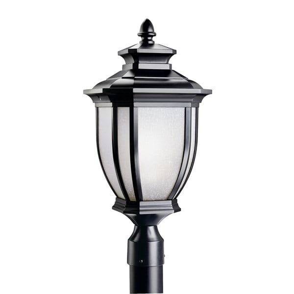 Kichler Salisbury  Outdoor Post Lantern Pier & Post Mount Lights Kichler Black 10x21.75 