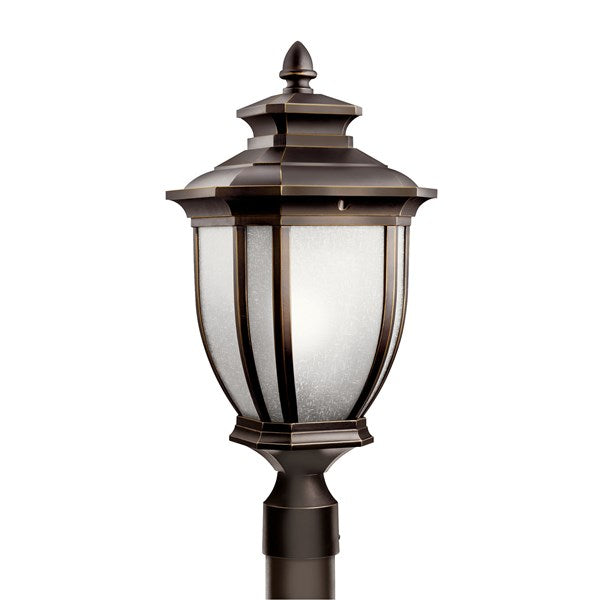Kichler Salisbury  Outdoor Post Lantern Outdoor l Post/Pier Mounts Kichler Rubbed Bronze 10x21.75 