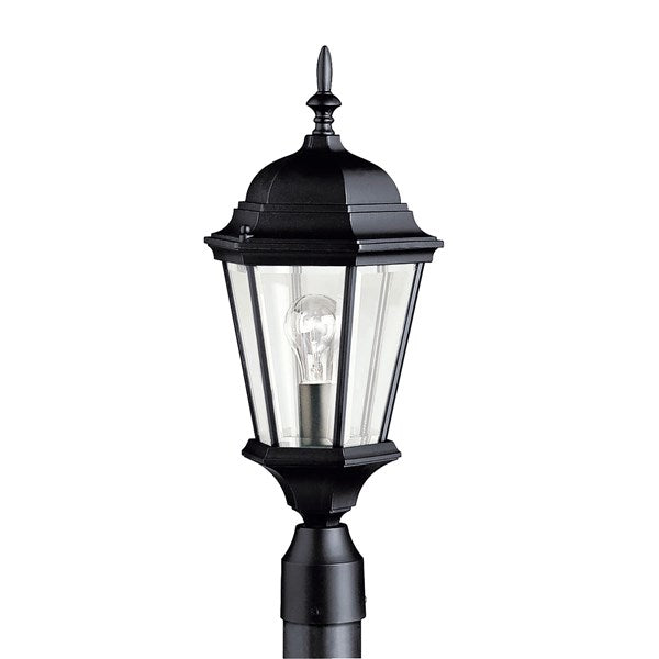 Kichler Madison  Outdoor Post Lantern Pier & Post Mount Lights Kichler Black 9.5x21.75 