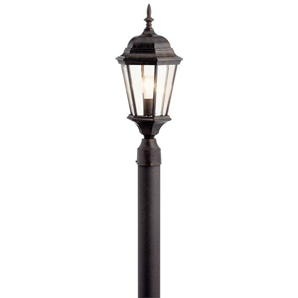 Kichler Madison  Outdoor Post Lantern Pier & Post Mount Lights Kichler Tannery Bronze 9.5x21.75 