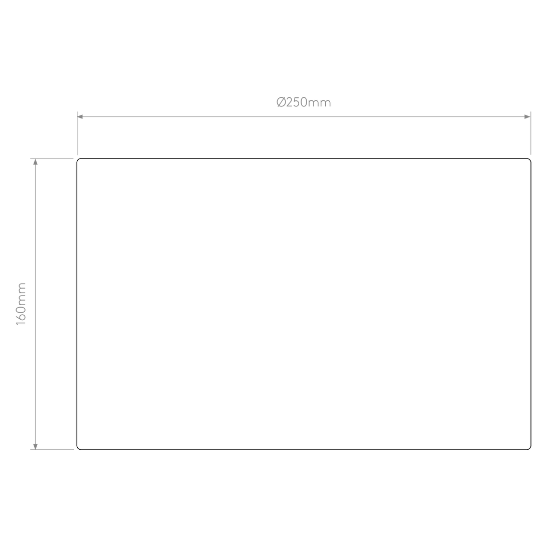 Astro Lighting Drum 250 dimension diagram