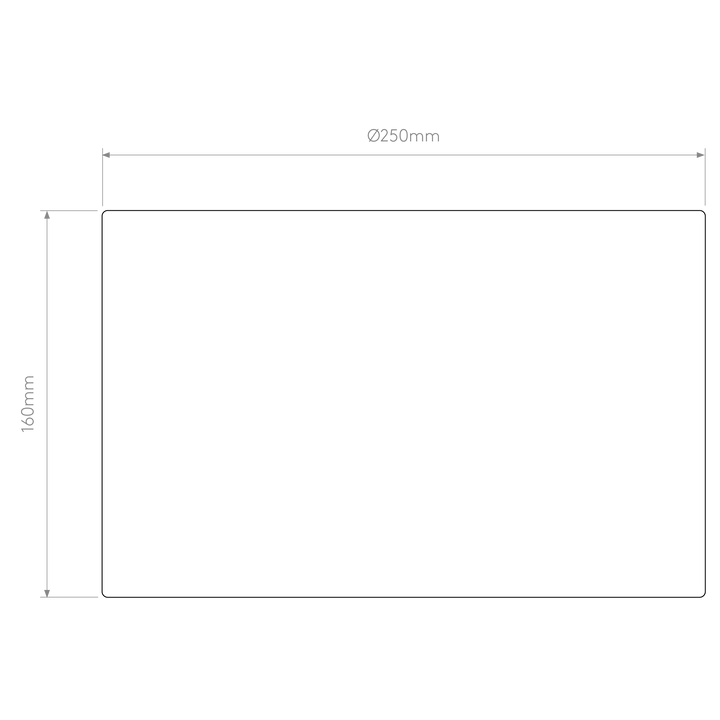 Astro Lighting Drum 250 dimension diagram