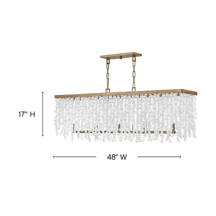 Fredrick Ramond Dune Linear Chandelier