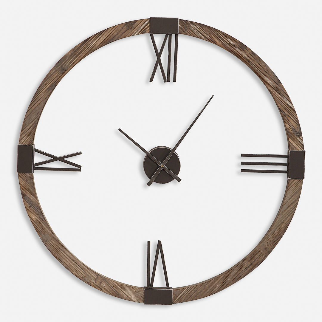 Uttermost Marcelo Modern Wall Clock Clocks Uttermost   