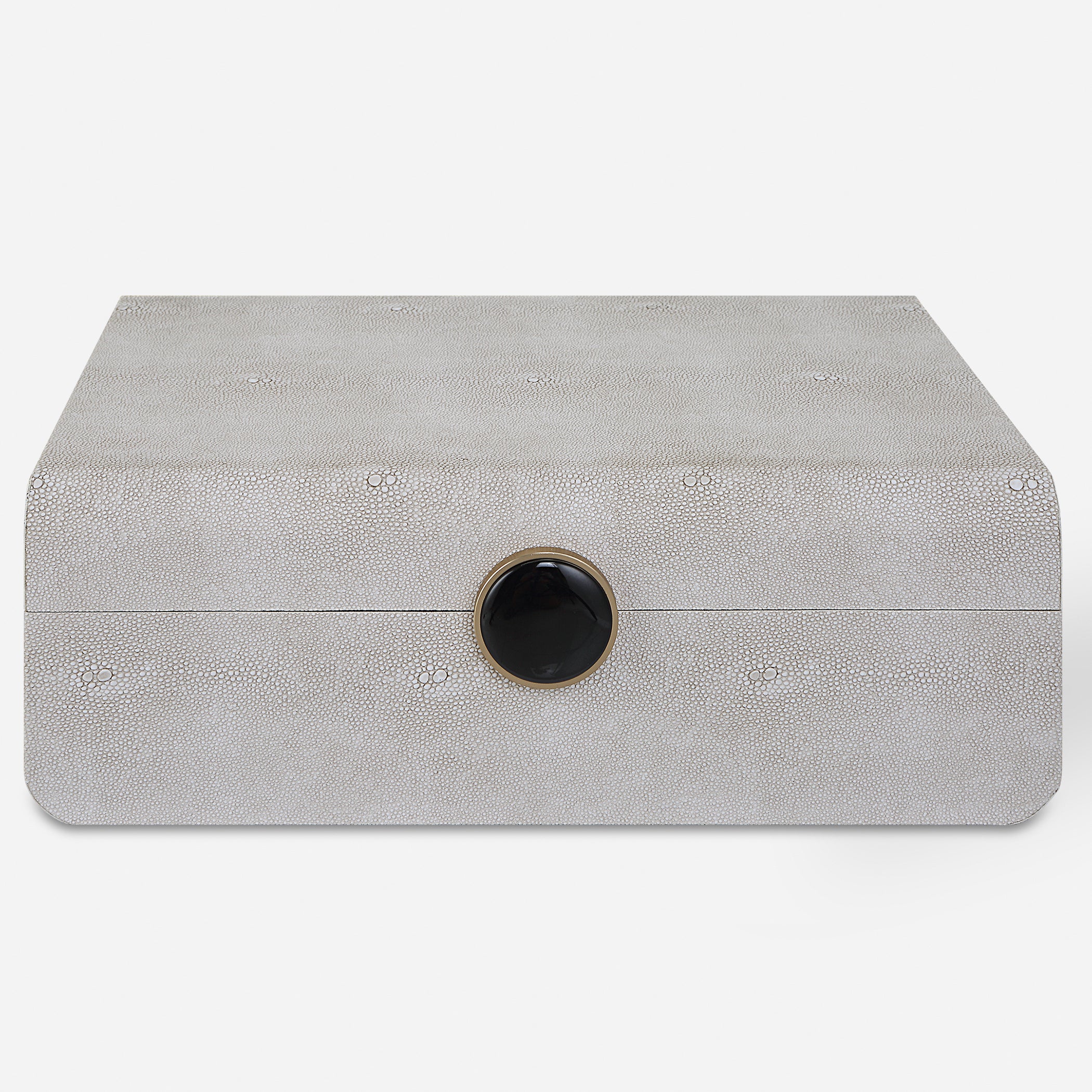 Uttermost Lalique White Shagreen Box Décor/Home Accent Uttermost   