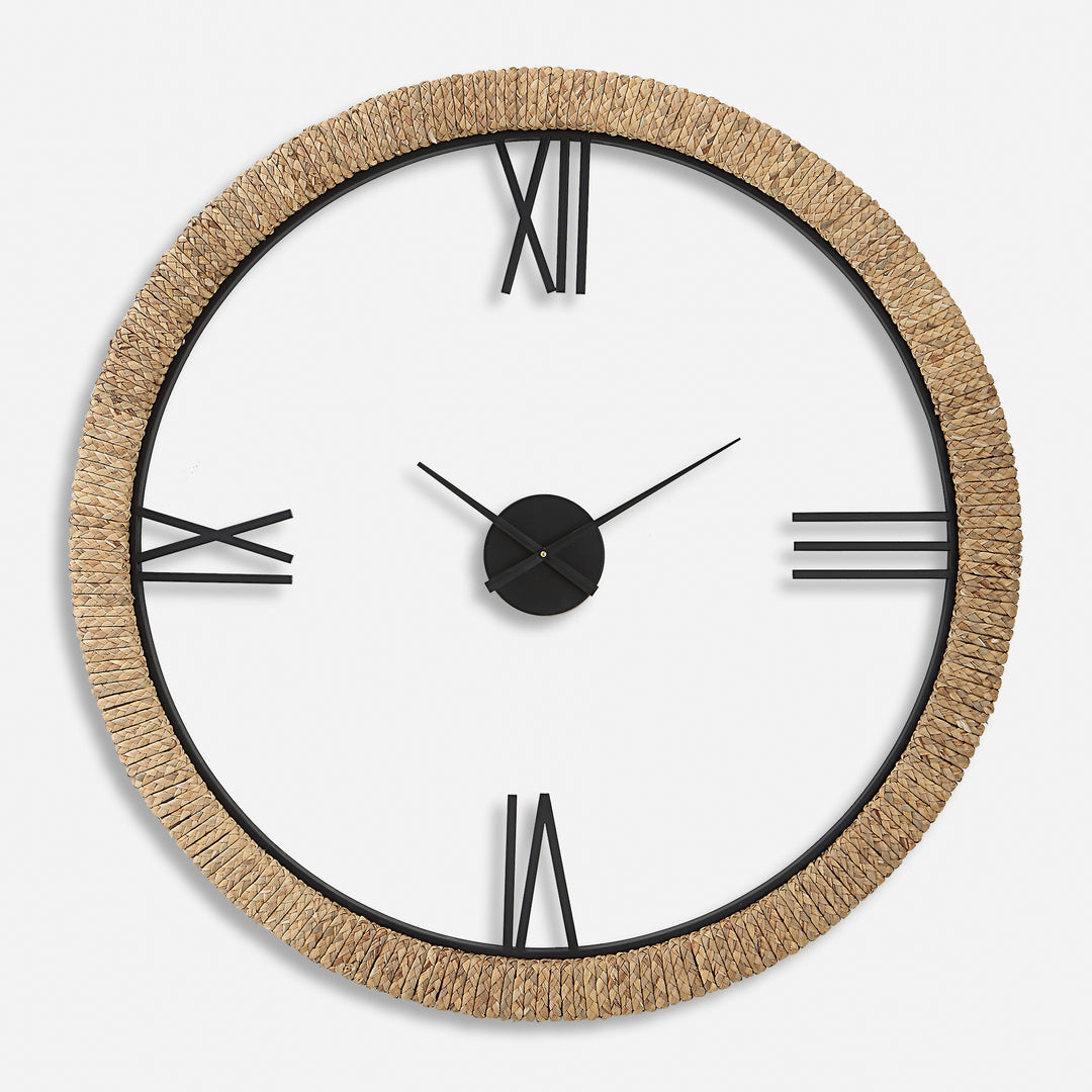 Uttermost Montecito Coastal Modern Wall Clock Clocks Uttermost   