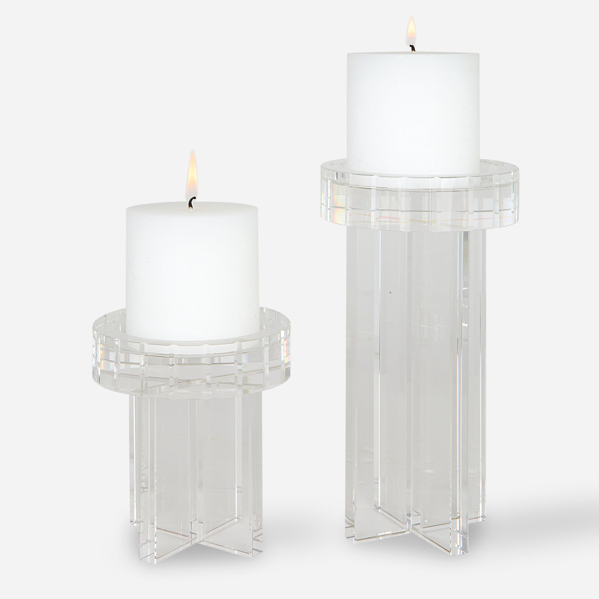 Uttermost Crystal Candleholders