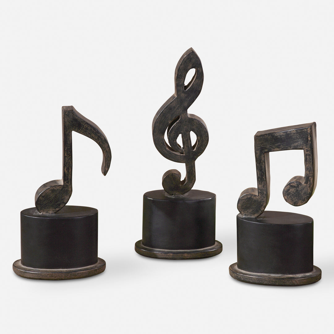 Uttermost Music Notes Figurines & Sculptures Sculpture Uttermost   