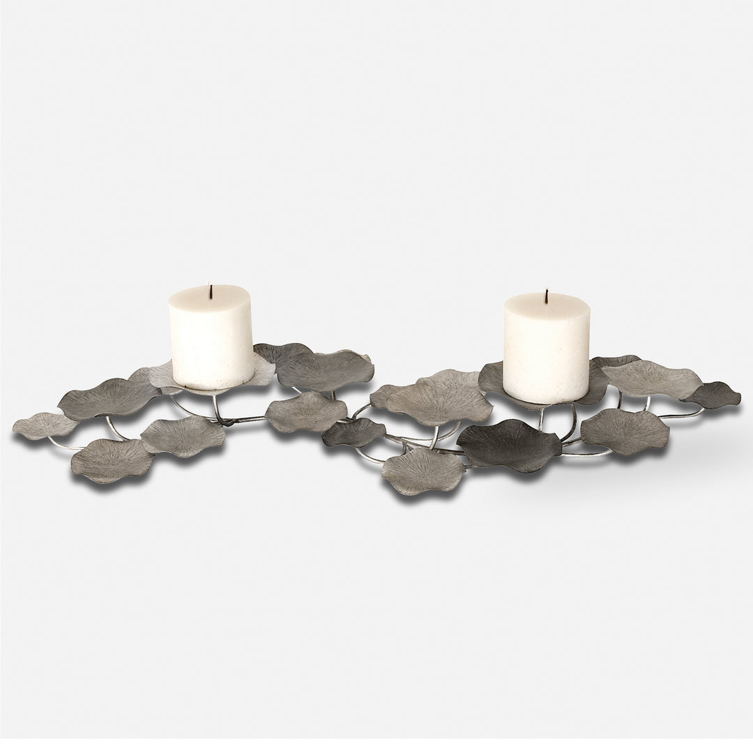 Uttermost Lying Lotus Candleholders Candle Holders Uttermost   