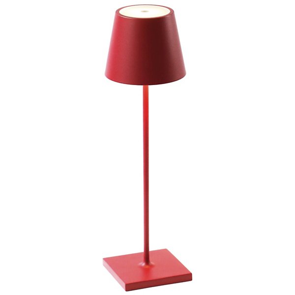 Zafferano America Poldina Pro Table Lamp Lamp Zafferano America Ruby Red  