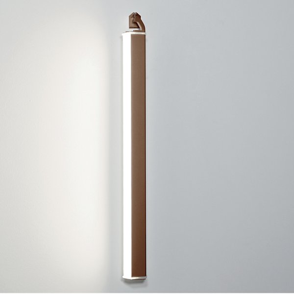 Zafferano America Pencil LED Cordless Vertical Wall Sconce Wall Light Fixtures Zafferano America Rust Small 