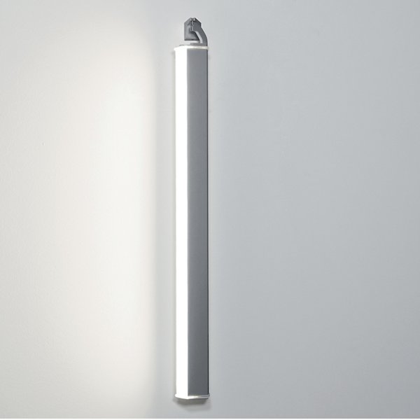 Zafferano America Pencil LED Cordless Vertical Wall Sconce Wall Light Fixtures Zafferano America Dark Grey Small 