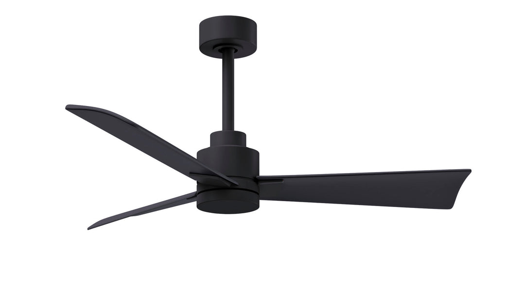 Matthews Fan Company Alessandra - 42" Indoor Ceiling Fans Matthews Fan Company Matte Black Matte Black No