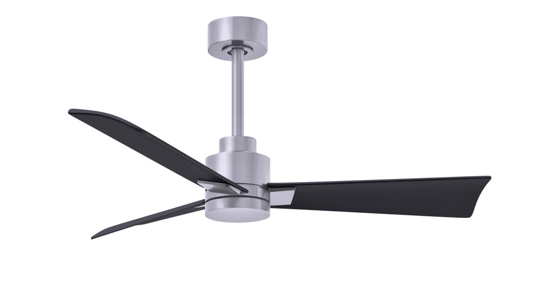 Matthews Fan Company Alessandra - 42" Indoor Ceiling Fans Matthews Fan Company Brushed Nickel Matte Black No