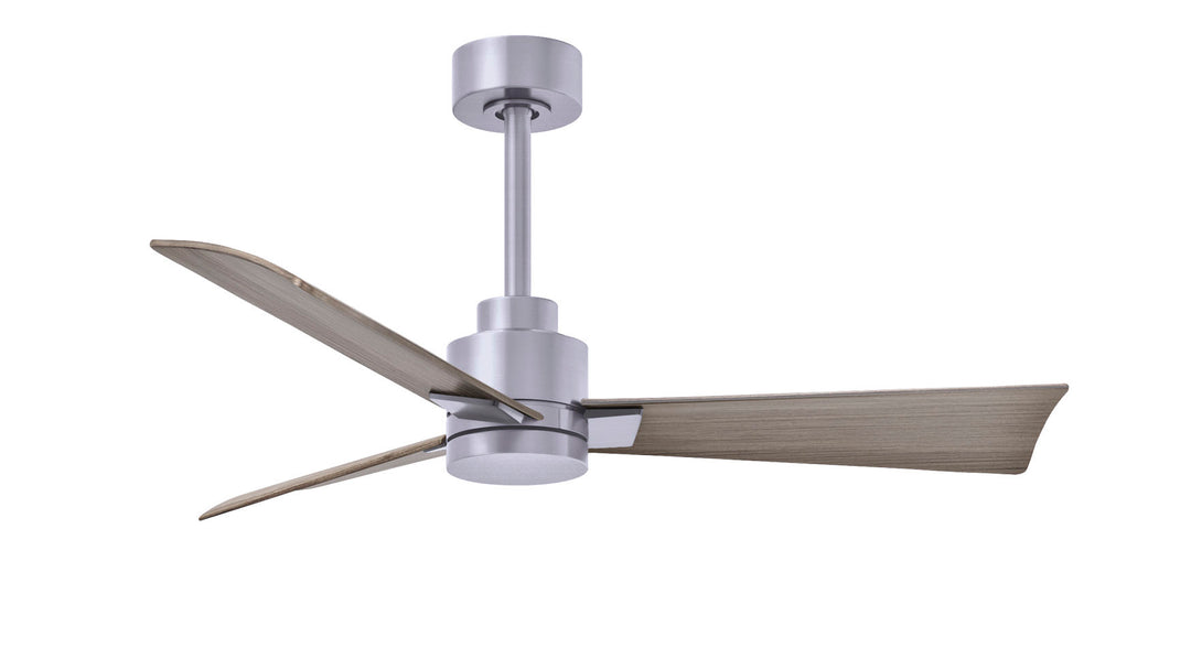 Matthews Fan Company Alessandra - 72" Indoor Ceiling Fans Matthews Fan Company Brushed Nickel Gray Ash No