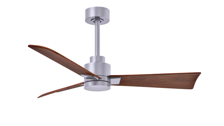 Matthews Fan Company Alessandra - 42" Indoor Ceiling Fans Matthews Fan Company Brushed Nickel Walnut No