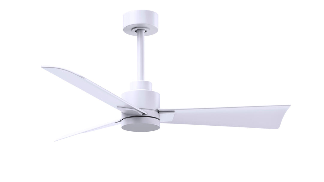 Matthews Fan Company Alessandra - 72" Indoor Ceiling Fans Matthews Fan Company Matte White Matte White No