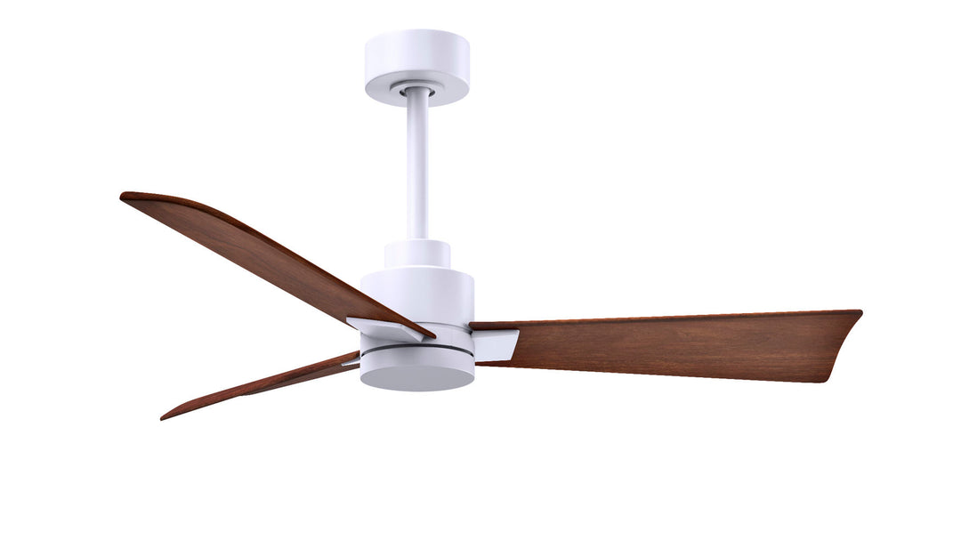 Matthews Fan Company Alessandra - 42" Indoor Ceiling Fans Matthews Fan Company Matte White Walnut No