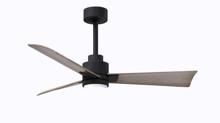 Matthews Fan Company Alessandra - 56" Indoor Ceiling Fans Matthews Fan Company Matte Black Gray Ash Yes