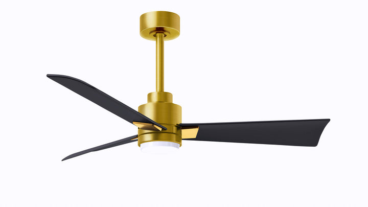 Matthews Fan Company Alessandra - 42" Indoor Ceiling Fans Matthews Fan Company Brushed Brass Matte Black Yes