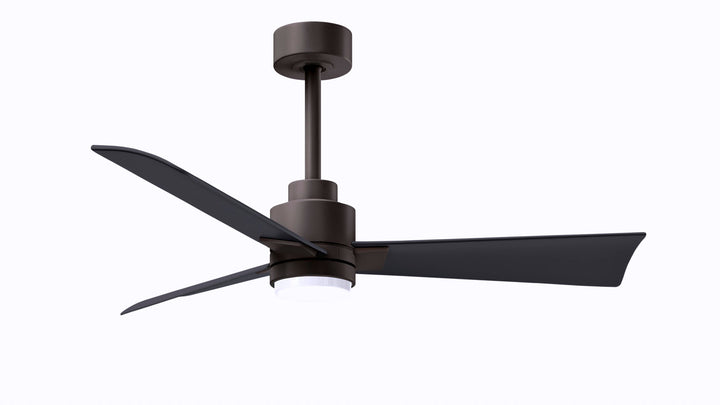 Matthews Fan Company Alessandra - 56" Indoor Ceiling Fans Matthews Fan Company Textured Bronze Matte Black Yes