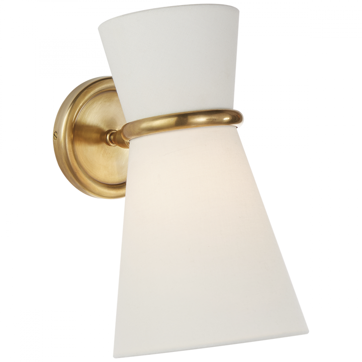 Visual Comfort & Co. Clarkson Small Single Pivoting Sconce Wall Sconces Visual Comfort & Co.   