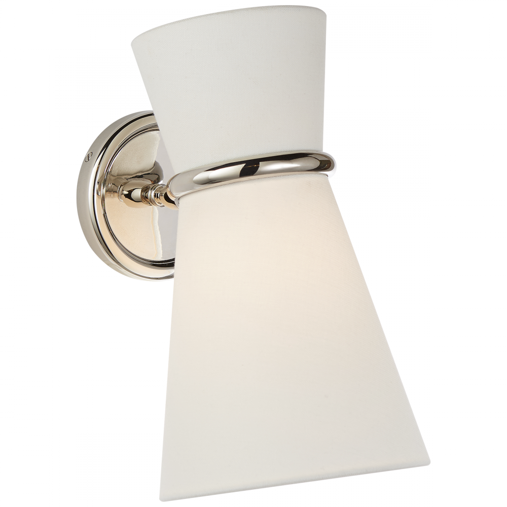 Visual Comfort & Co. Clarkson Small Single Pivoting Sconce Wall Sconces Visual Comfort & Co.   