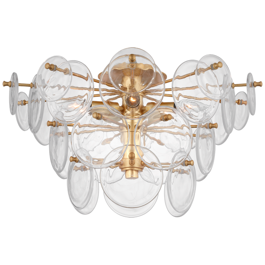 Visual Comfort & Co. Loire Large Tiered Flush Mount Ceiling Flush Mounts Visual Comfort & Co. Gild  