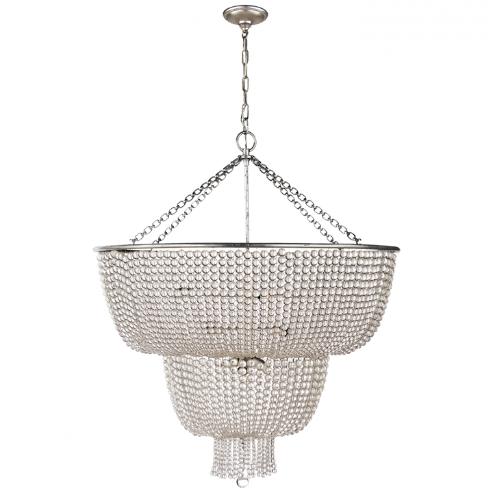 Visual Comfort Jacqueline Two-Tier Chandelier Chandeliers Visual Comfort   