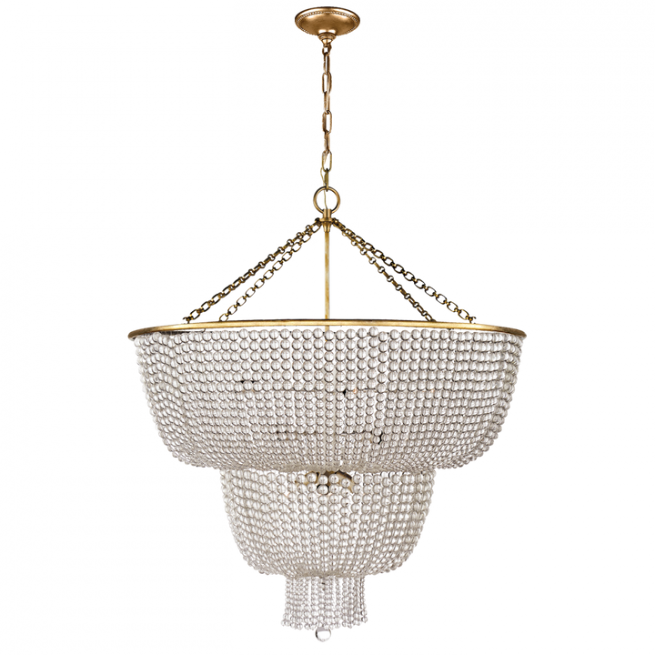 Visual Comfort Jacqueline Two-Tier Chandelier Chandeliers Visual Comfort   