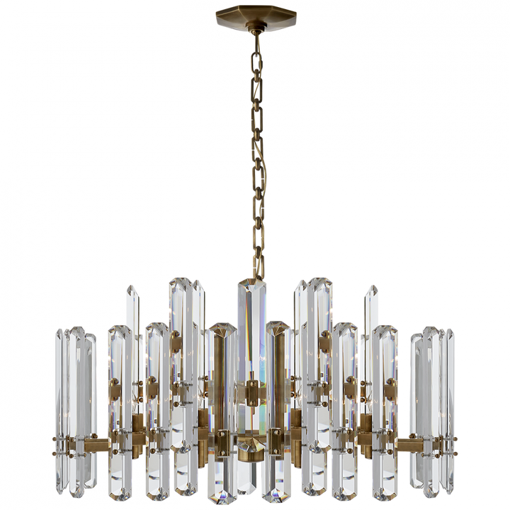 Visual Comfort Bonnington Large Chandelier Chandeliers Visual Comfort   