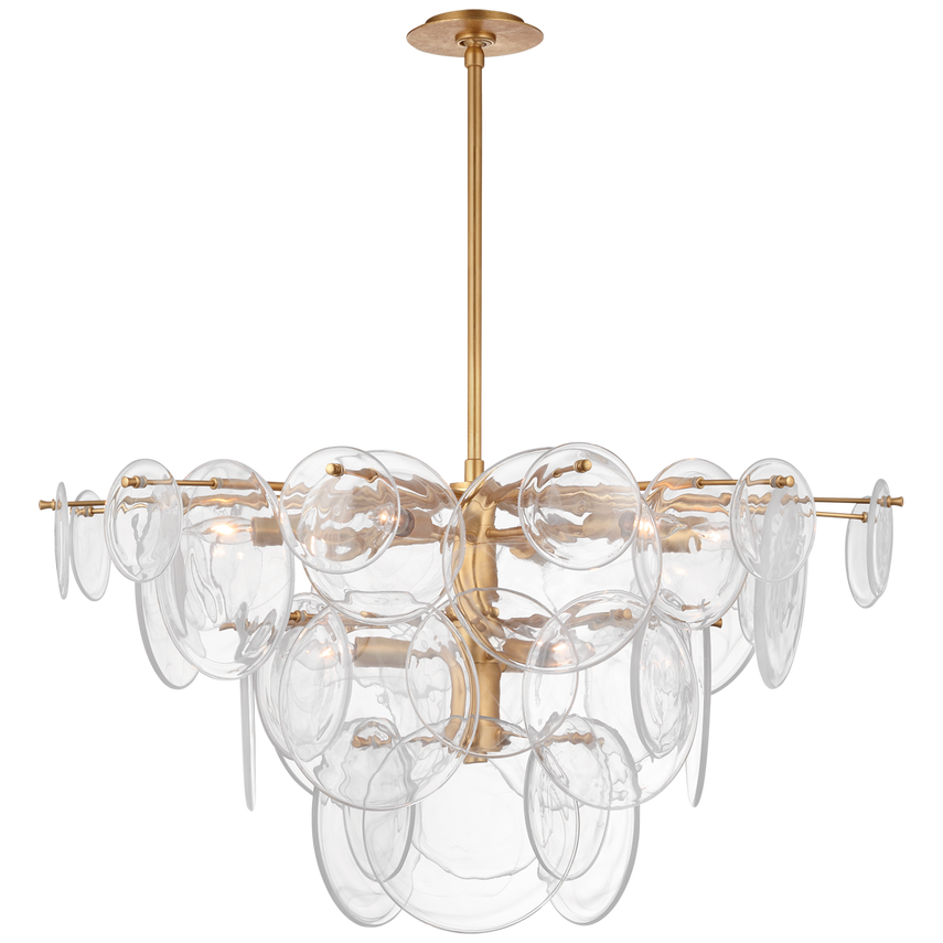 Visual Comfort & Co. Loire Large Chandelier Chandeliers Visual Comfort & Co. Gild  