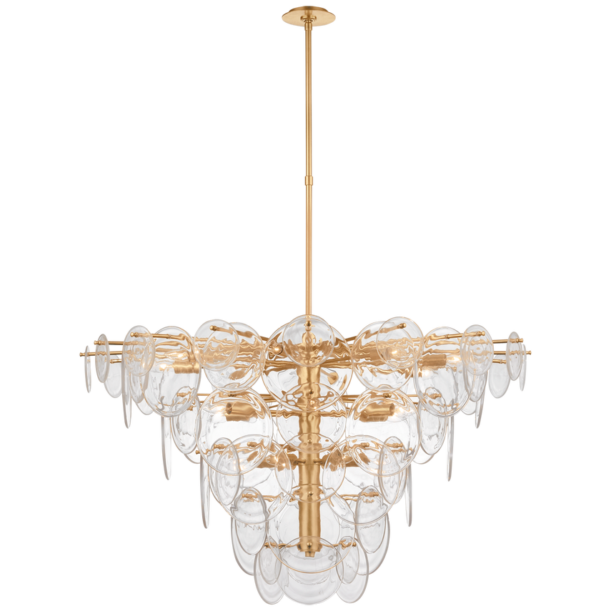 Visual Comfort & Co. Loire Extra Large Chandelier Chandeliers Visual Comfort & Co. Polished Nickel  