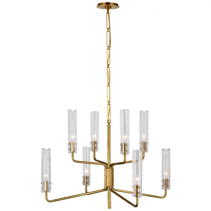 Visual Comfort & Co. Casoria Medium Two-Tier Chandelier Chandeliers Visual Comfort & Co.   