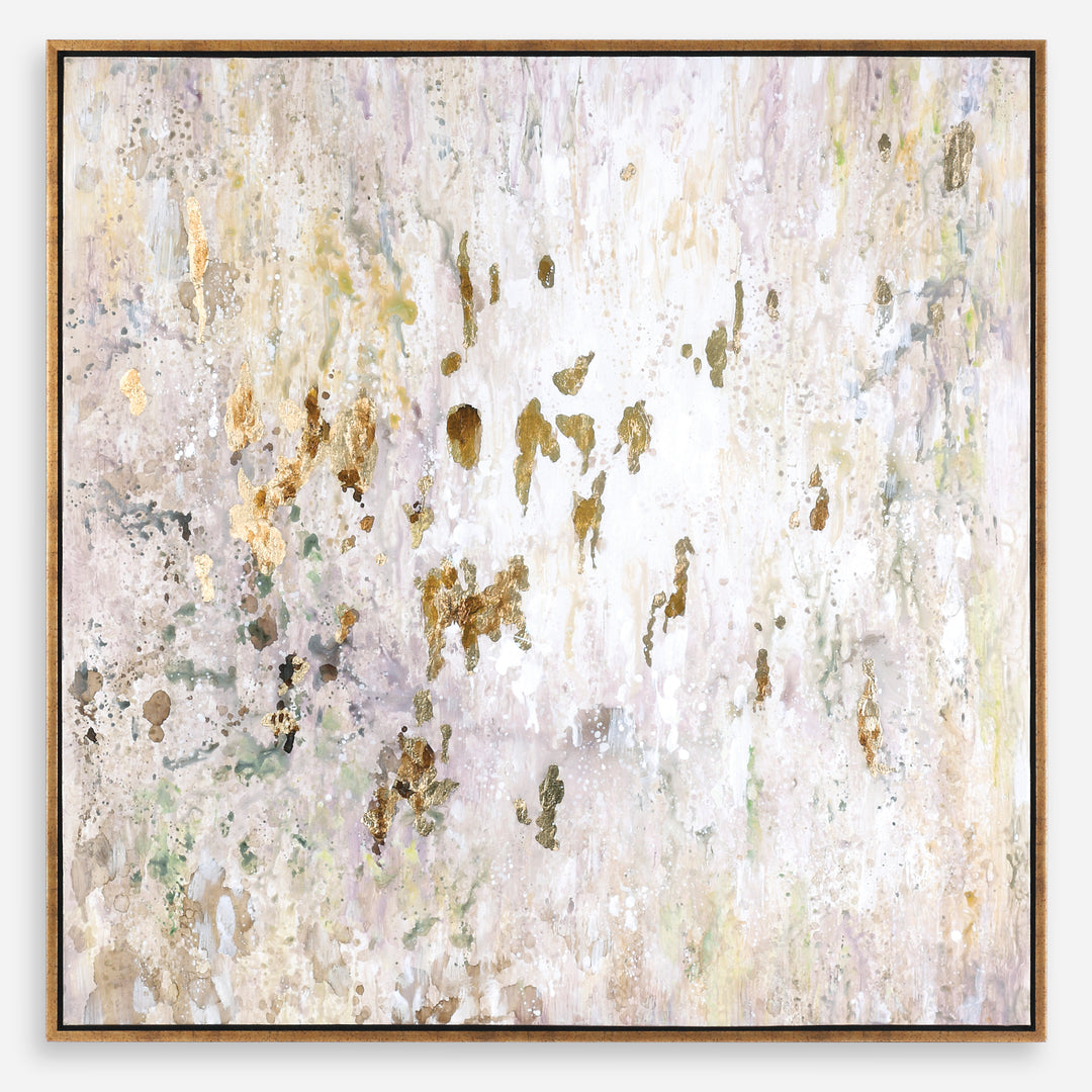 Uttermost Golden Raindrops Modern Abstract Art Wall Décor Uttermost   