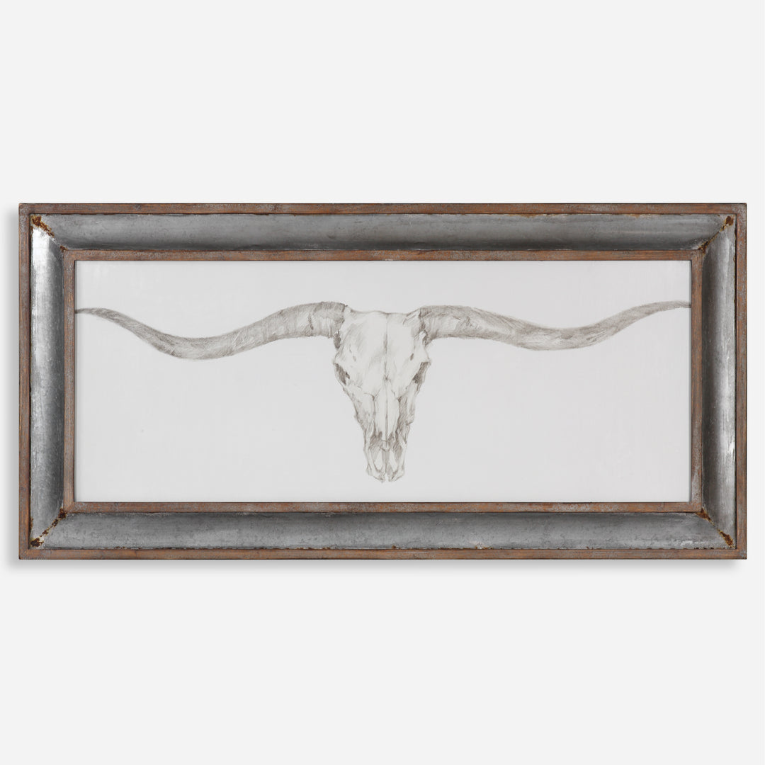 Uttermost Western Skull Mount Animal Print