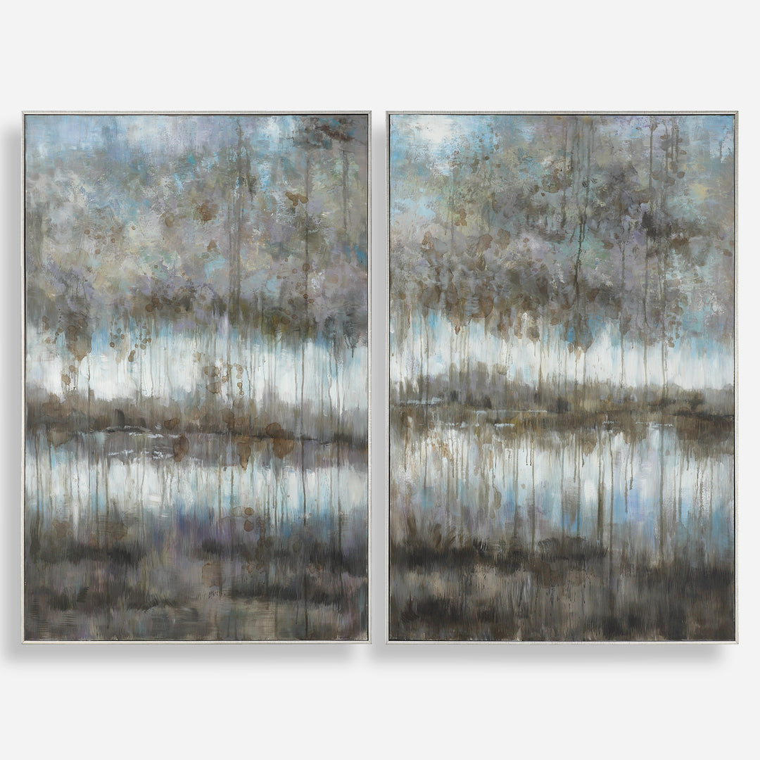 Uttermost Gray Reflections Landscape Art