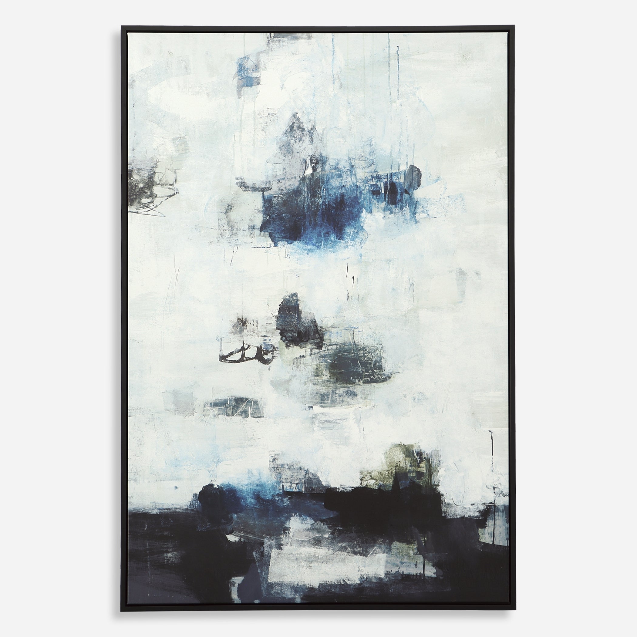 Uttermost Black And Blue Abstract Art