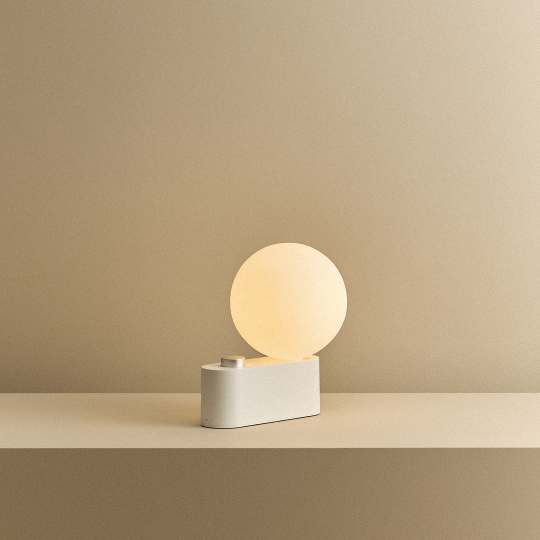 Tala Alumina Table Lamp - Model ALM-SPHR-IV-TBL-01-US