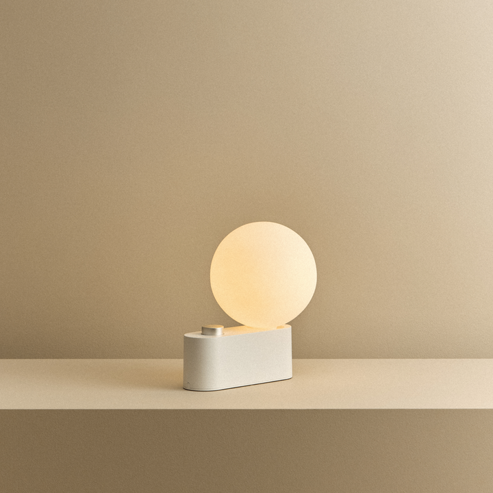 Tala Alumina Table Lamp - Model ALM-SPHR-IV-TBL-01-US