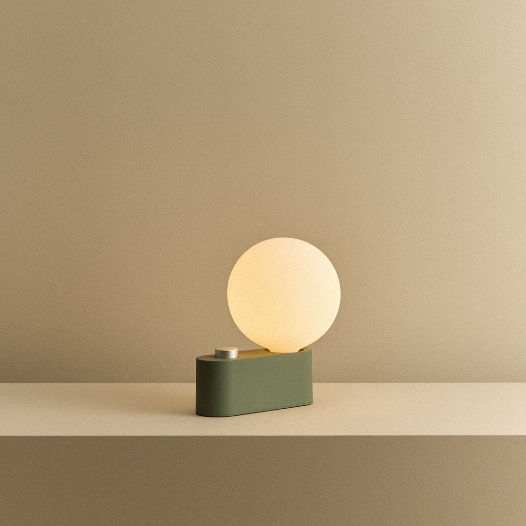 Tala Alumina Table Lamp - Model ALM-SPHR-IV-TBL-01-US