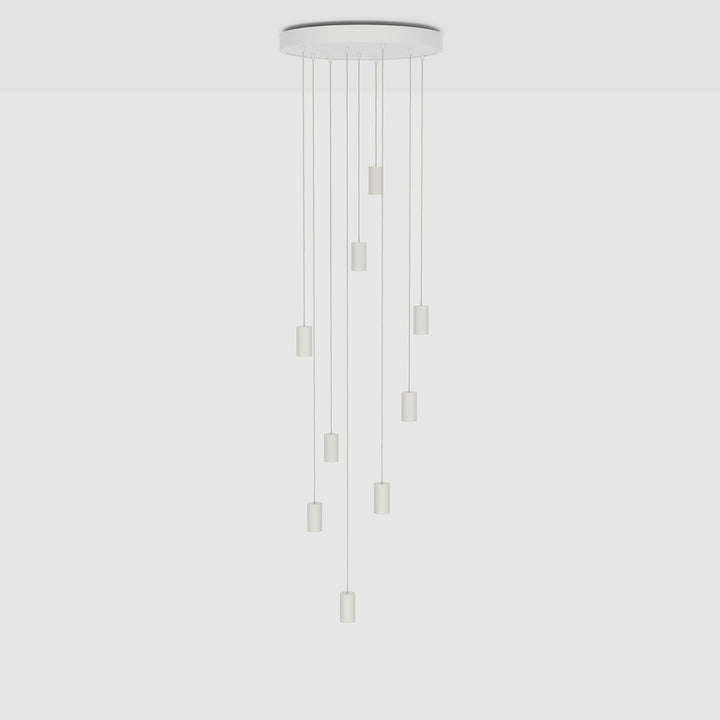 Tala Alumina Large Canopy Nine Pendant - Model CP-CHK-SET-NON-ALM-01-US