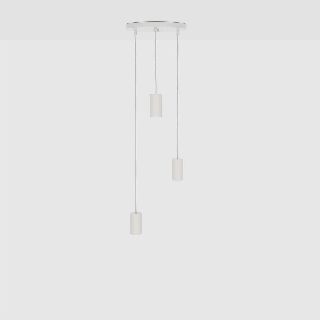 Tala Alumina Triple Canopy Pendant - Model CP-CHK-SET-TRI-ALM-01-US