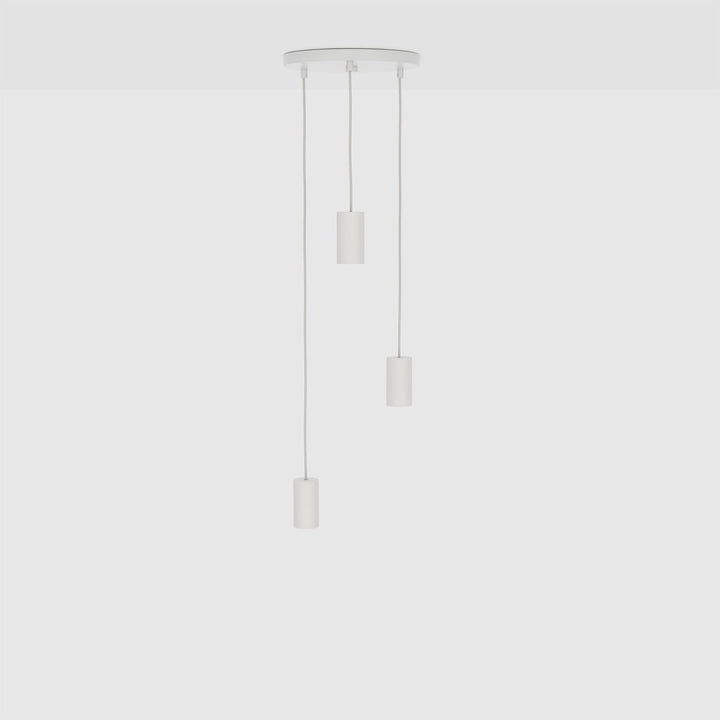 Tala Alumina Triple Canopy Pendant - Model CP-CHK-SET-TRI-ALM-01-US