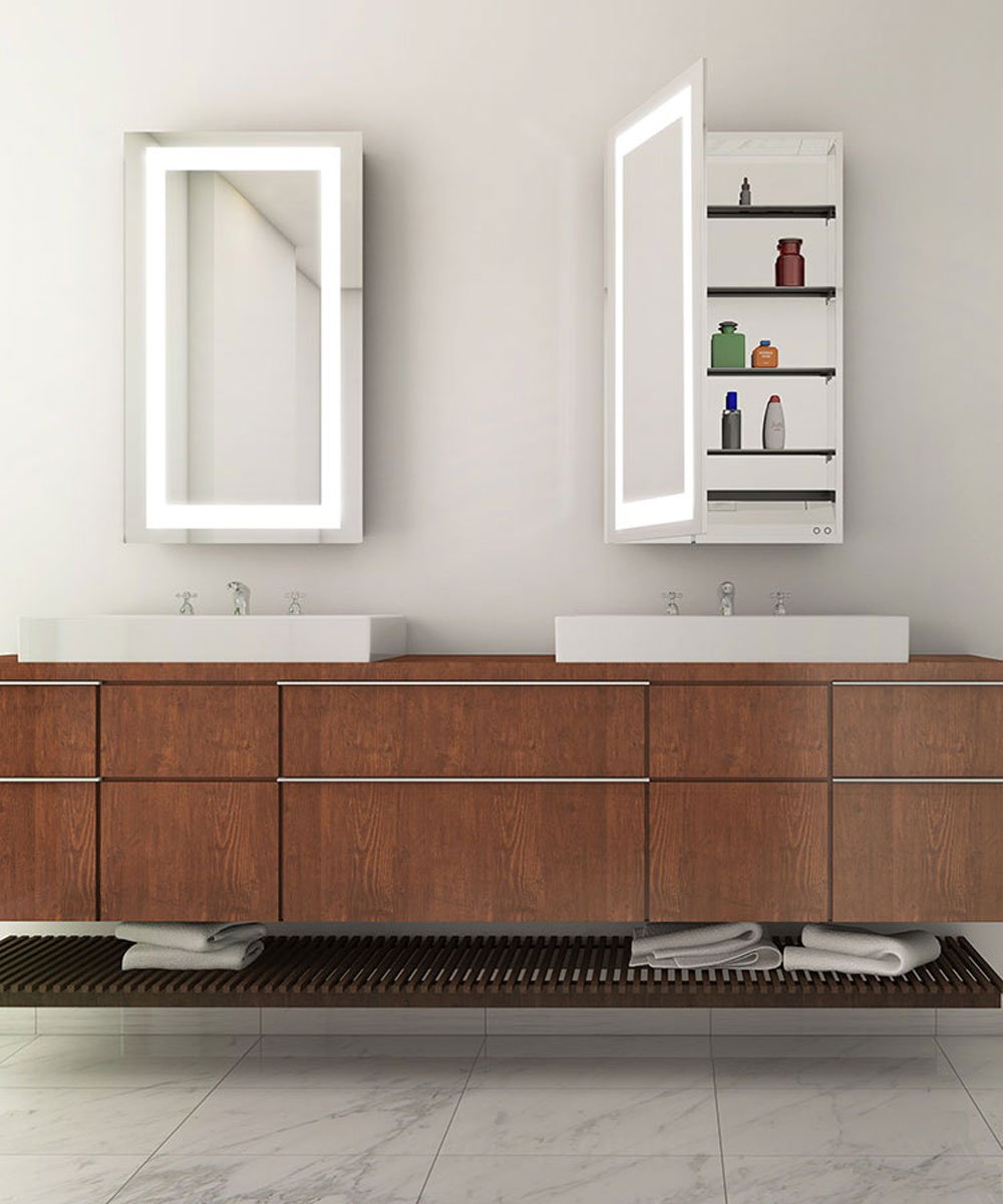 Electric Mirror Ambiance™ Mirrored Cabinet